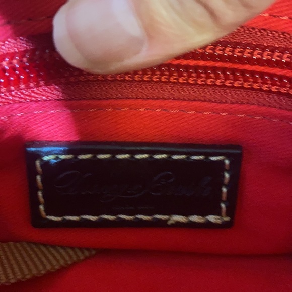 Dooney & Bourke Black Pebble Leather Crossbody GUC - Picture 6 of 13